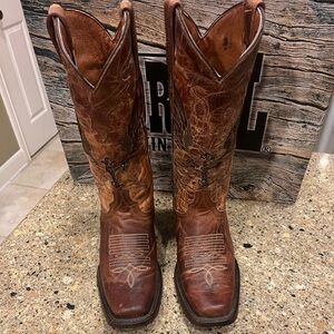 Very Volatile Brown Heeled Boots